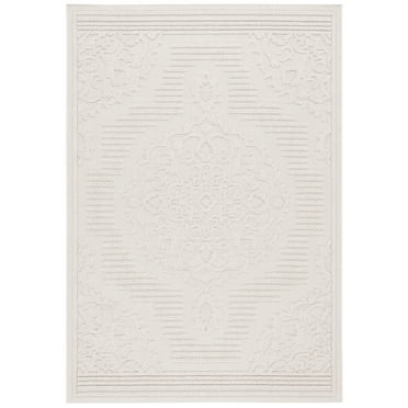 SAFAVIEH Paros Zahara Geometric Area Rug, Ivory, 5' x 7'