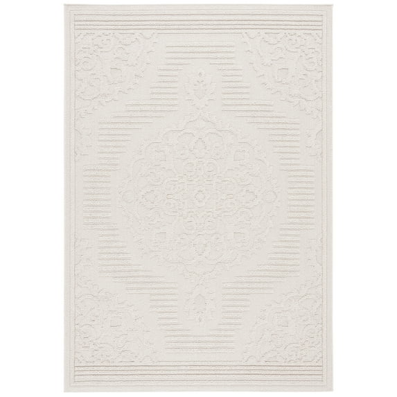 SAFAVIEH Paros Zahara Geometric Area Rug, Ivory, 5' x 7'