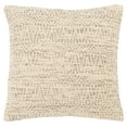 thumbnail image 1 of SAFAVIEH Parvati Distressed Geometric Accent Pillow, 18" x 18", Silver, 1 of 3