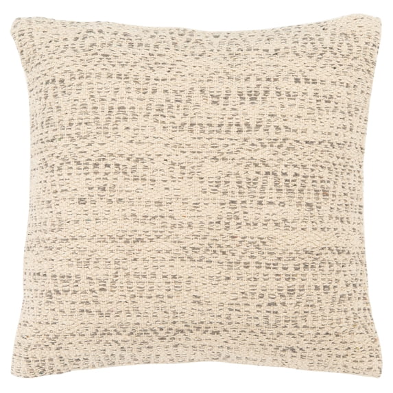SAFAVIEH Parvati Distressed Geometric Accent Pillow, 18" x 18", Silver