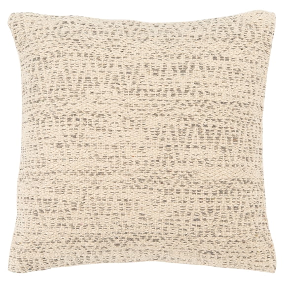 SAFAVIEH Parvati Distressed Geometric Accent Pillow, 18" x 18", Silver