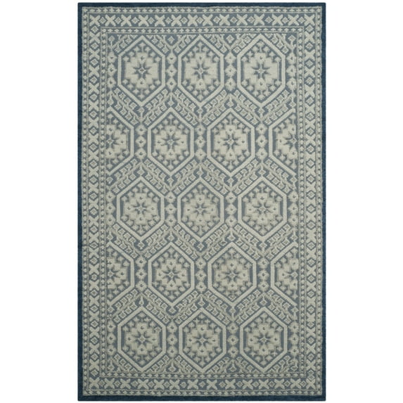 SAFAVIEH Paseo Mervyn Geometric Area Rug, Blue, 6' x 9'