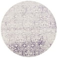 thumbnail image 1 of SAFAVIEH Passion Madrid Damask Area Rug, Lavender/Ivory, 5' x 5' Round, 1 of 7