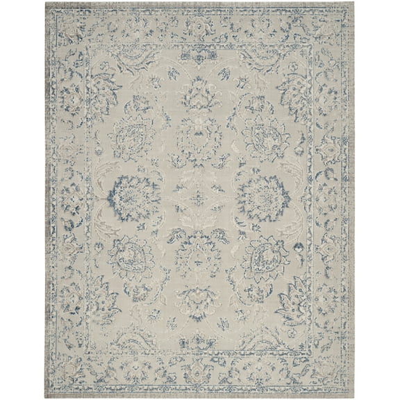 SAFAVIEH Patina Collection PTN316A Grey / Blue Rug