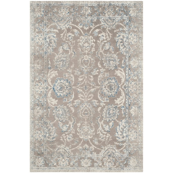 SAFAVIEH Patina Collection PTN316B Taupe / Blue Rug