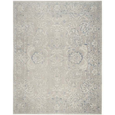 SAFAVIEH Patina Collection PTN316B Taupe / Blue Rug