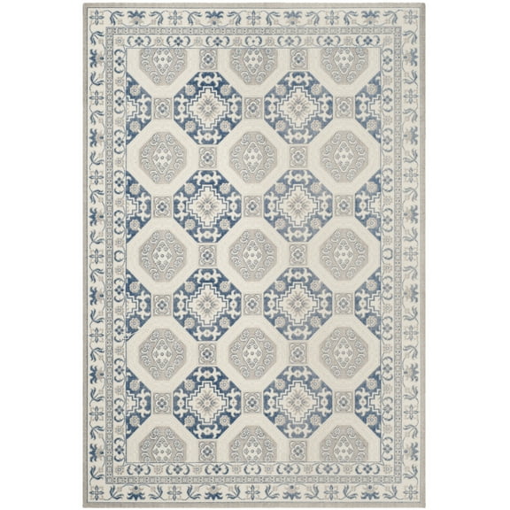 SAFAVIEH Patina Collection PTN320D Blue / Ivory Rug