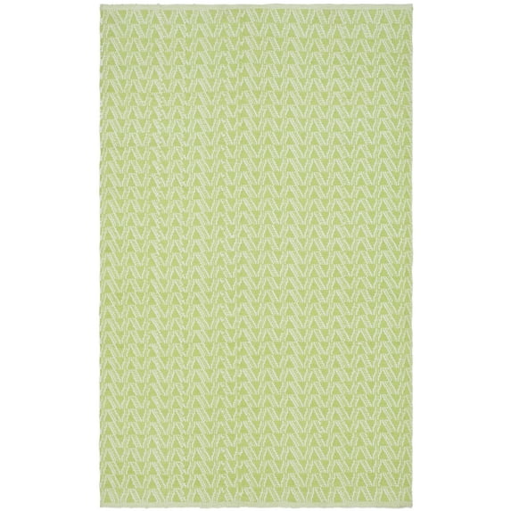 SAFAVIEH Patio Collection TMF120A Handwoven Key Lime Rug
