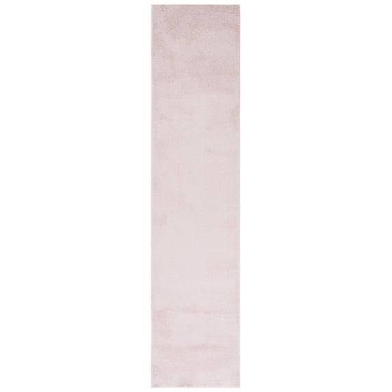 SAFAVIEH Pattern And Solid Carleen Solid Runner Rug, Pink, 2'2" x 10'