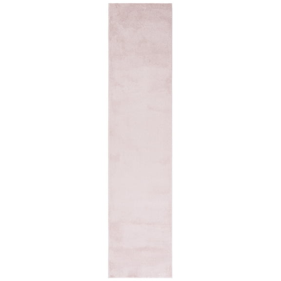 SAFAVIEH Pattern And Solid Carleen Solid Runner Rug, Pink, 2'2" x 8'