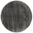 thumbnail image 1 of SAFAVIEH Penelope Braden Solid Shag Area Rug, Grey, 6'7" x 6'7" Round, 1 of 10
