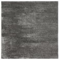 thumbnail image 1 of SAFAVIEH Penelope Braden Solid Shag Area Rug, Grey, 6'7" x 6'7" Square, 1 of 8
