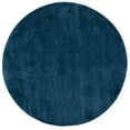 thumbnail image 1 of SAFAVIEH Penelope Braden Solid Shag Area Rug, Navy, 6'7" x 6'7" Round, 1 of 7