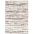 thumbnail image 1 of SAFAVIEH Penelope Eleanor Abstract Shag Area Rug, Taupe/Ivory, 5'3" x 7'6", 1 of 8