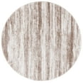 thumbnail image 1 of SAFAVIEH Penelope Eleanor Abstract Shag Area Rug, Taupe/Ivory, 6'7" x 6'7" Round, 1 of 10