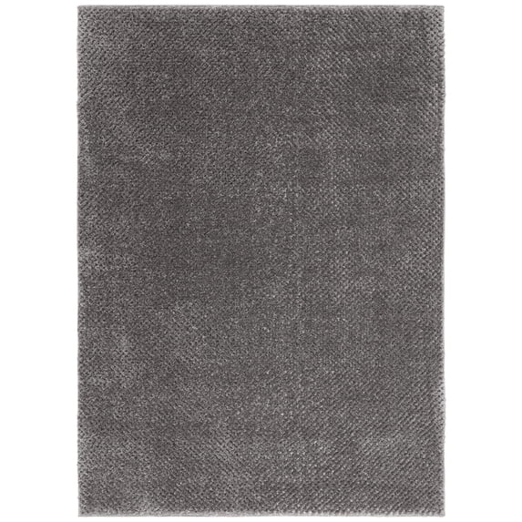 SAFAVIEH Penelope Kady Solid Shag Area Rug, Grey, 5'3" x 7'6"