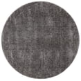 thumbnail image 1 of SAFAVIEH Penelope Kady Solid Shag Area Rug, Grey, 6'7" x 6'7" Round, 1 of 10