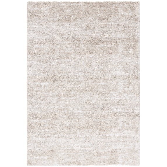 SAFAVIEH Penelope Yazmin Abstract Shag Area Rug, Beige/Ivory, 5'3" x 7'6"