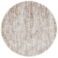 thumbnail image 1 of SAFAVIEH Penelope Yazmin Abstract Shag Area Rug, Taupe/Ivory, 6'7" x 6'7" Round, 1 of 10