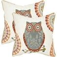 thumbnail image 1 of SAFAVIEH Percy Pillow Set of 2 Grey, 1 of 2