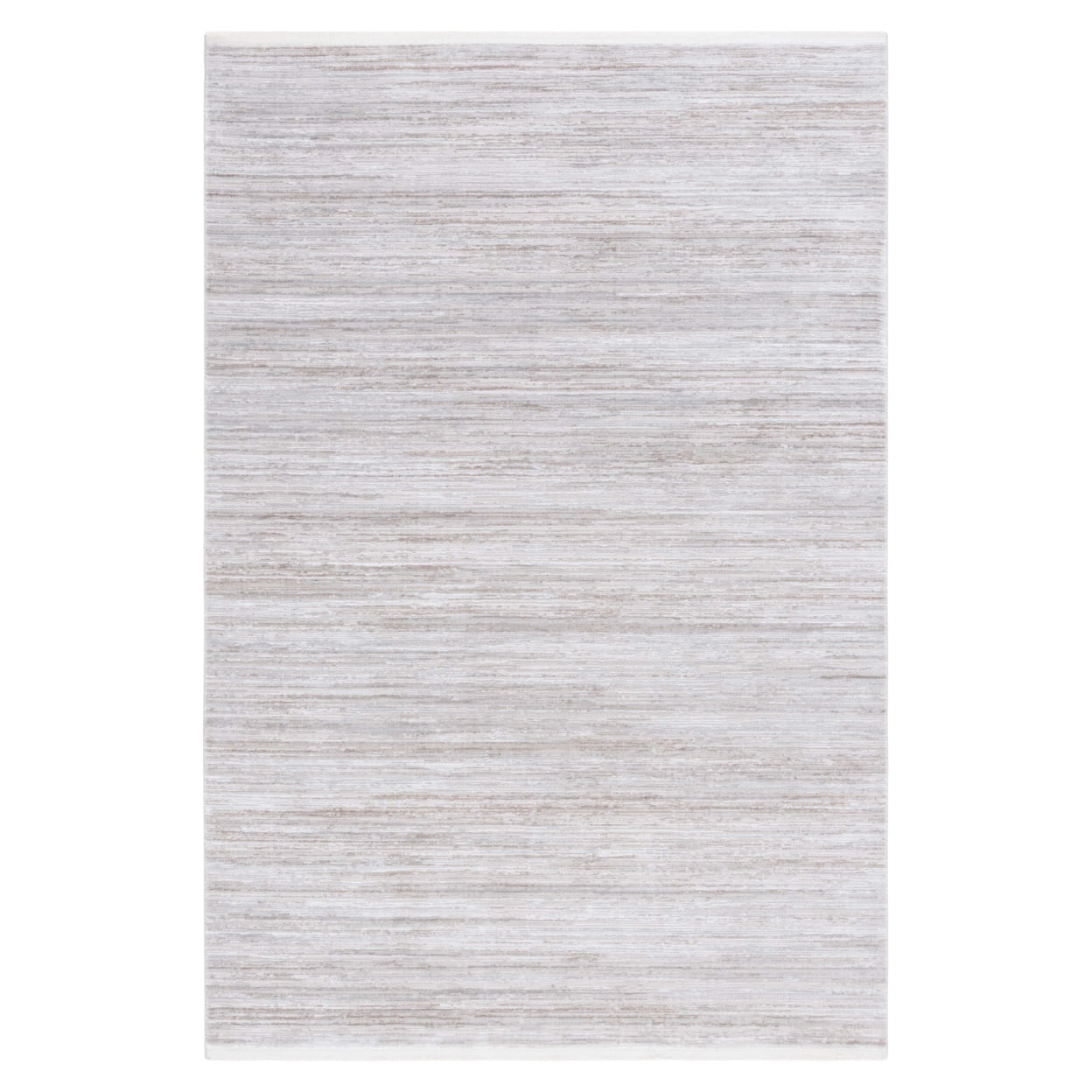 Ivory and Navy Rectangular Wool and Viscose Area Rug