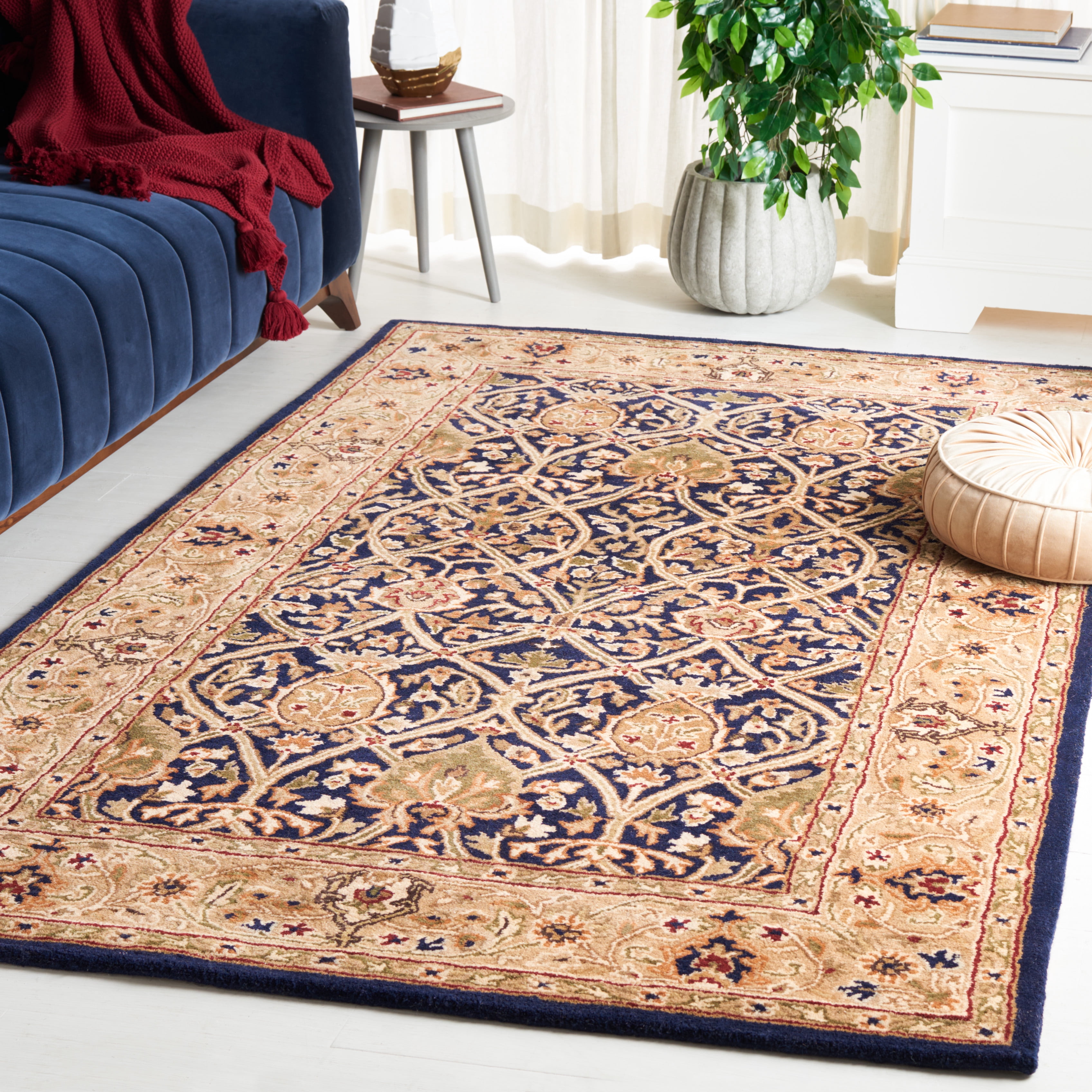 SAFAVIEH Persian Legend Adrian Oriental Area Rug, Blue/Gold, 2' x 3'