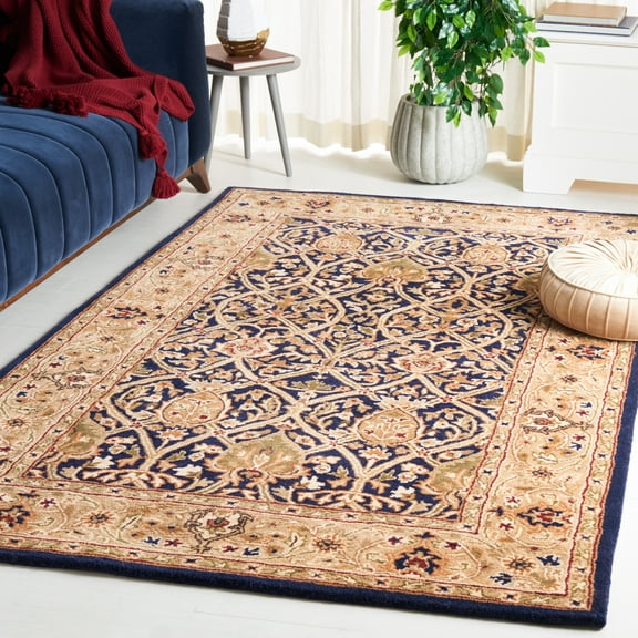 SAFAVIEH Persian Legend Adrian Oriental Area Rug, Blue/Gold, 5' x 8'