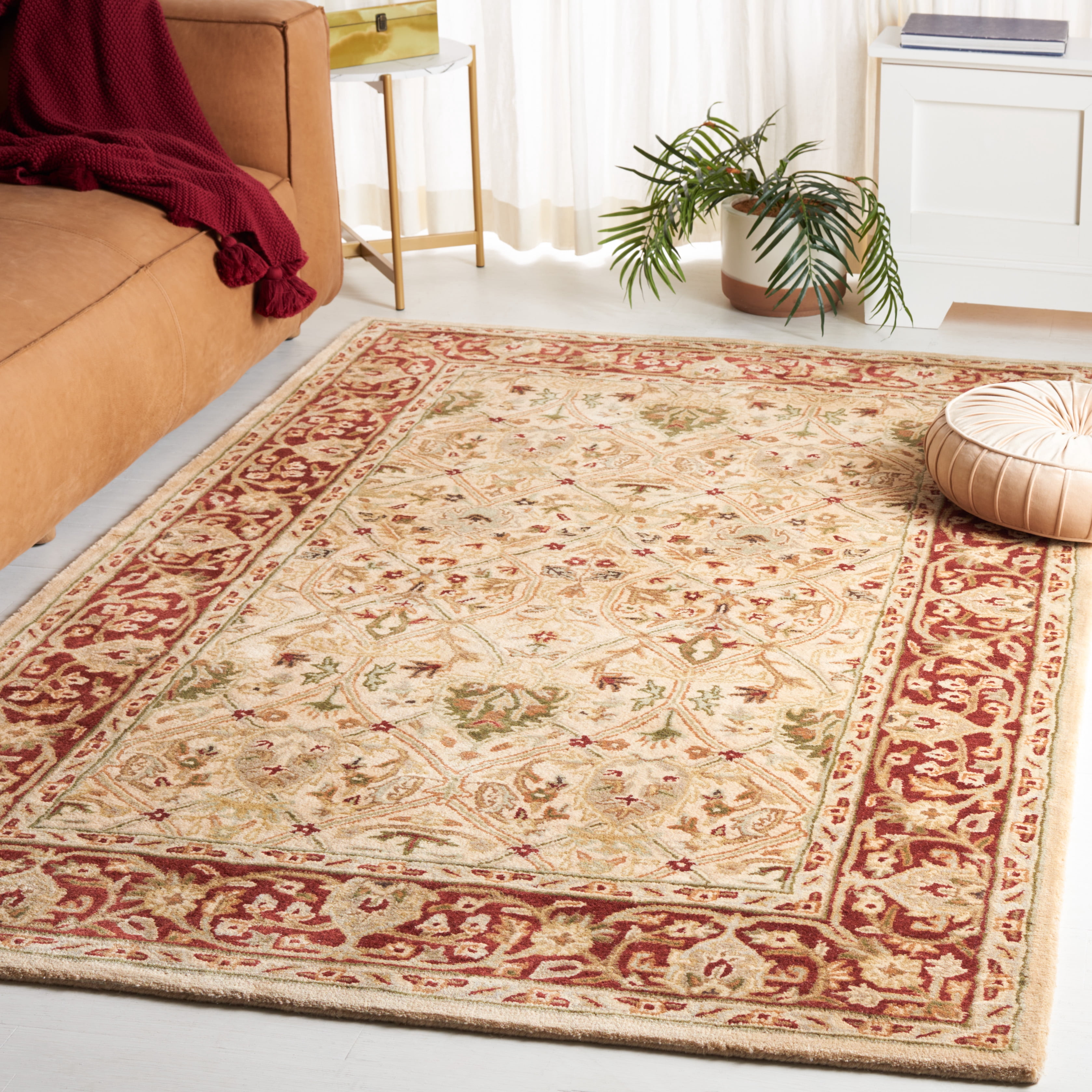 SAFAVIEH Persian Legend Adrian Oriental Area Rug, Ivory/Rust, 2' x 3 ...