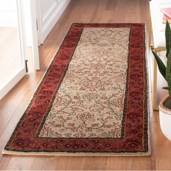 SAFAVIEH Persian Legend Joan Oriental Runner Rug, Ivory/Rust, 2'6" x 8'
