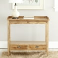 thumbnail image 1 of SAFAVIEH Peter Rustic Console with Storage Drawers, Oak, 1 of 5