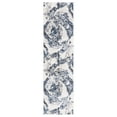 thumbnail image 1 of SAFAVIEH Petra Carmella Abstract Runner Rug, Ivory/Blue, 2'3" x 8', 1 of 8