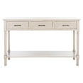 thumbnail image 1 of SAFAVIEH Peyton French Greige Wood Console Table with Drawer (47.3 in. W x 13 in. D x 29.5 in. H), 1 of 14