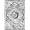 thumbnail image 1 of SAFAVIEH Phoenix Belinda Medallion Area Rug, Ivory/Grey, 4'5" x 6'5", 1 of 9