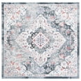 thumbnail image 1 of SAFAVIEH Phoenix Belinda Medallion Area Rug, Ivory/Grey, 6'7" x 6'7" Square, 1 of 8