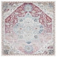 thumbnail image 1 of SAFAVIEH Phoenix Beulah Abstract Area Rug, Red/Ivory, 6'7" x 6'7" Square, 1 of 8