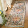 thumbnail image 1 of SAFAVIEH Phoenix Collection PHX153K Turquoise / Beige Rug, 1 of 7