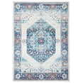 thumbnail image 1 of SAFAVIEH Phoenix Damian Medallion Area Rug, Ivory/Blue, 8' x 10', 1 of 8
