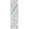 thumbnail image 1 of SAFAVIEH Phoenix Dawson Abstract Runner Rug, Ivory/Blue, 2'2" x 8', 1 of 7