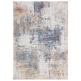 thumbnail image 1 of SAFAVIEH Phoenix Maralyn Abstract Area Rug, Ivory/Blue Rust, 4'5" x 6'5", 1 of 8