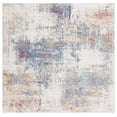 thumbnail image 1 of SAFAVIEH Phoenix Maralyn Abstract Area Rug, Ivory/Blue Rust, 6'7" x 6'7" Square, 1 of 8