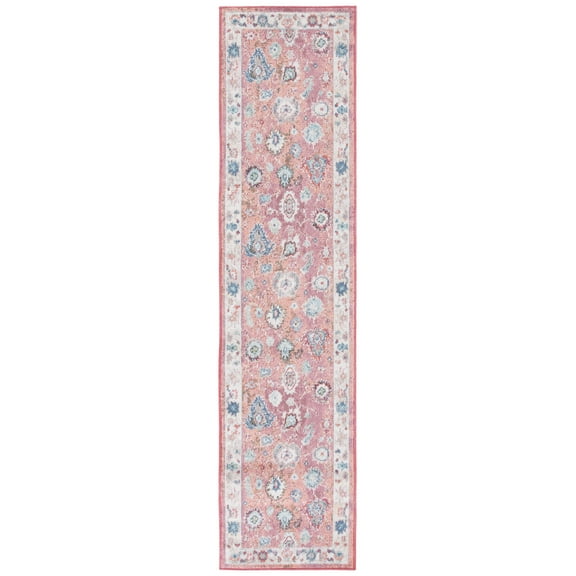 SAFAVIEH Phoenix Paisley Floral Runner Rug, Red, 2'2" x 9'