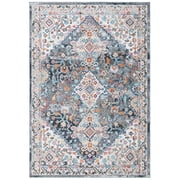 SAFAVIEH Phoenix Phipp Medallion Area Rug, Ivory/Grey, 8' x 10'