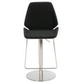 thumbnail image 1 of SAFAVIEH Pierro Gas Lift Bar Stool, Black/Brushed Nickle (19 in. W x 22 in. D x 35/45 in. H), 1 of 12