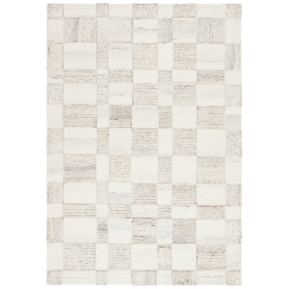 SAFAVIEH Pine Adella Geometric Area Rug, Beige/Brown, 5' x 8'