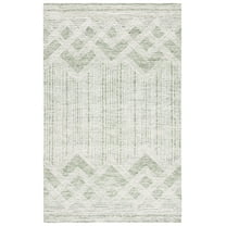 SAFAVIEH Pine Astrid Geometric Area Rug, Sage/Ivory, 8' x 10'
