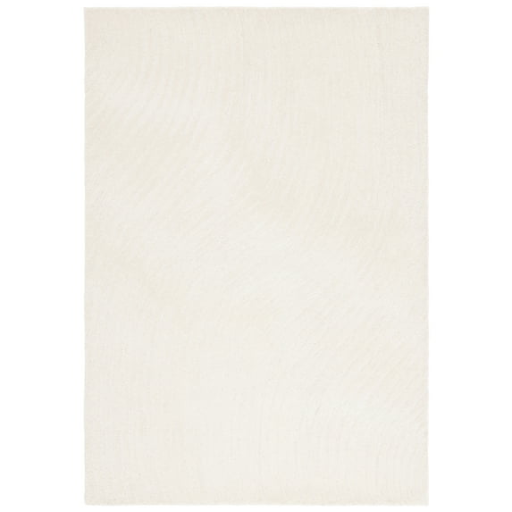 SAFAVIEH Pine Bernadette Solid Area Rug, Ivory, 6' x 9'