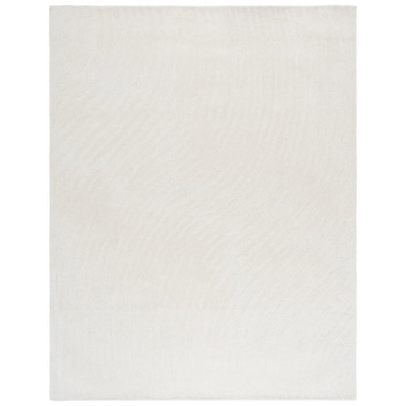 SAFAVIEH Pine Bernadette Solid Area Rug, Ivory, 8' x 10'