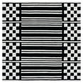 thumbnail image 1 of SAFAVIEH Pine Blake Geometric Wool Area Rug, Black/Ivory, 6' x 6' Square, 1 of 10
