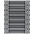thumbnail image 1 of SAFAVIEH Pine Blake Geometric Wool Area Rug, Black/Ivory, 8' x 10', 1 of 10