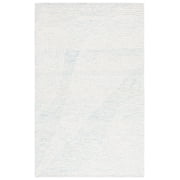SAFAVIEH Pine Burke Abstract Area Rug, Turquoise/Ivory, 8' x 10'